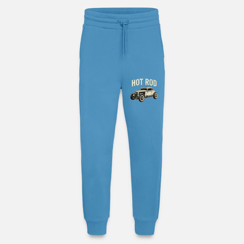 Hot Rod Classic Car - Jogging Pants - made by SPREAD  -  Sol Blue