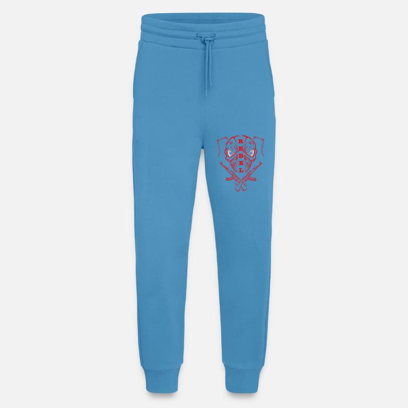 "REBEL EYES – Fearless Expression" rot - Jogginghose - made by SPREAD -  Sol Blue
