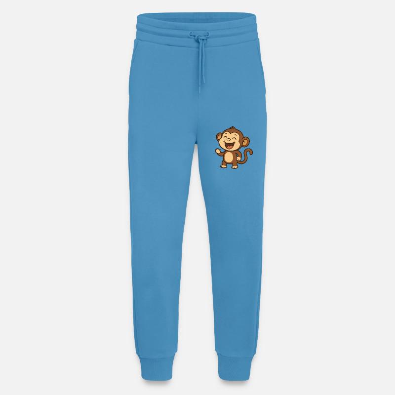 Lachender_Affee - Jogging Pants - made by SPREAD  -  Sol Blue