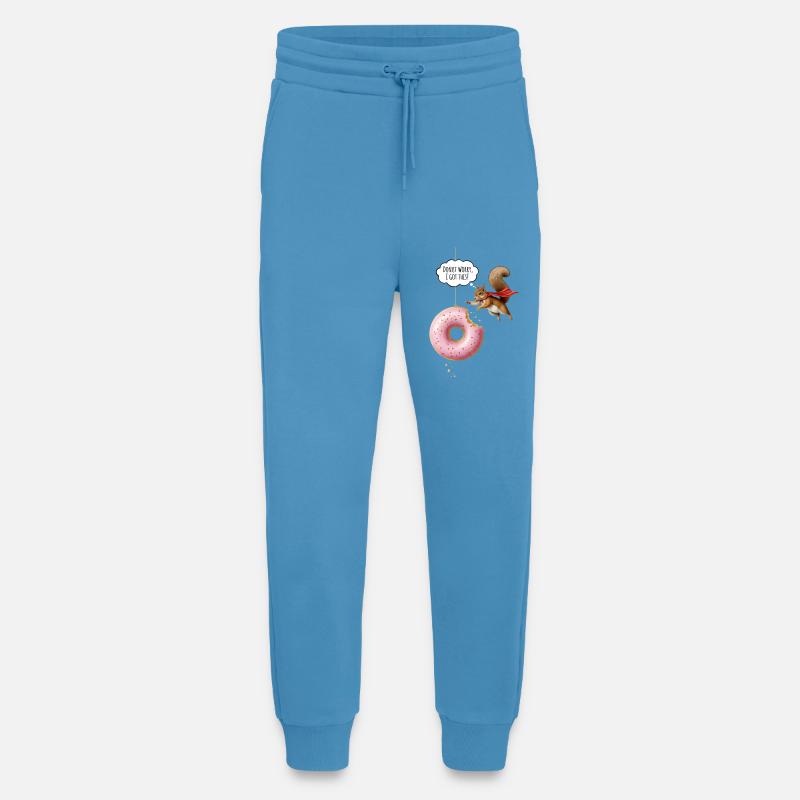 Niedliche Eichhörnchen mit Donut - Jogginghose - made by SPREAD -  Sol Blue