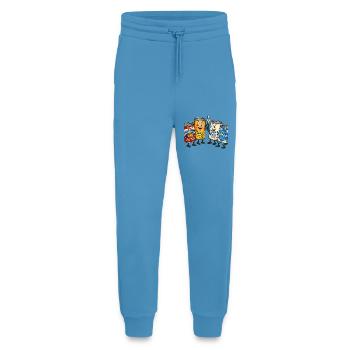 lait concentré sucré - Pantalon de jogging bio décontracté fabriqué en UE -  Sol Blue - Devant