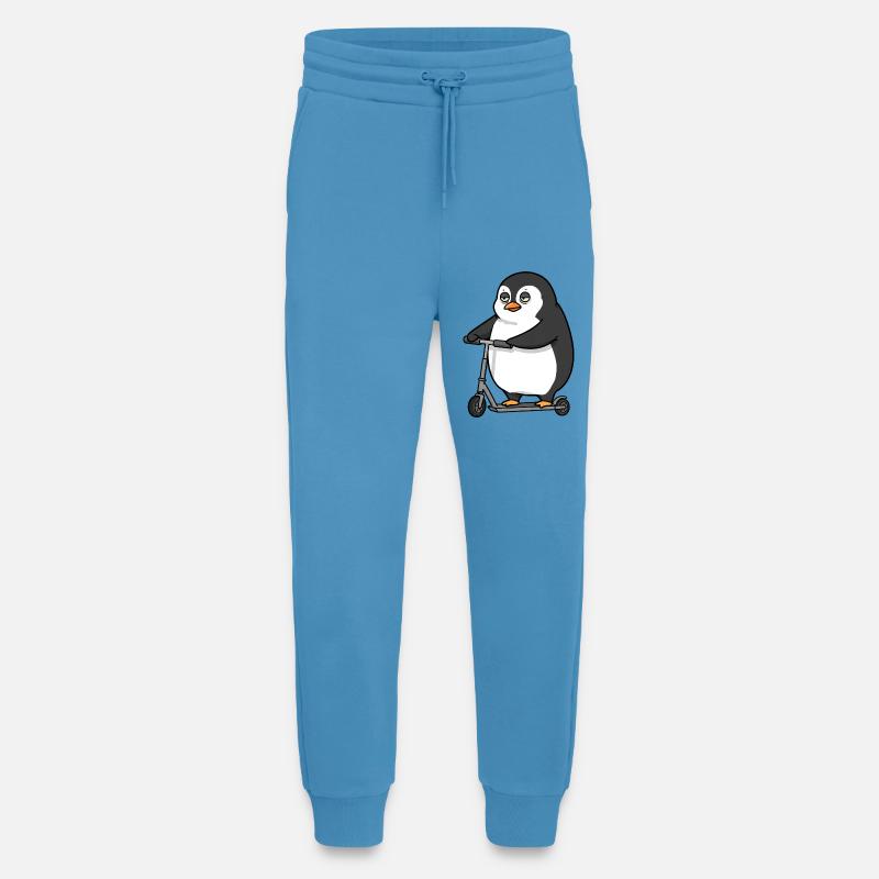 Funny Penguin Scooter Scooter Chubby Fun - Jogging Pants - made by SPREAD  -  Sol Blue