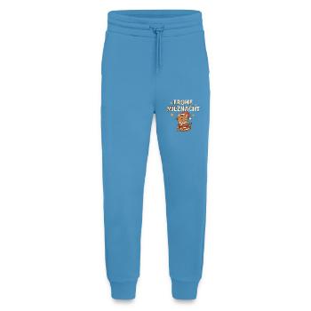 Merry Kitty Night – Funny Cat Christmas Motif - Jogging Pants - made by SPREAD  -  Sol Blue - Front