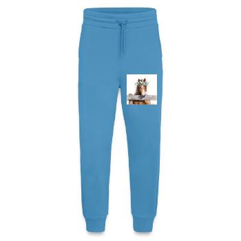 Floral Crowned Horse - Jogging Pants - made by SPREAD  -  Sol Blue - Front