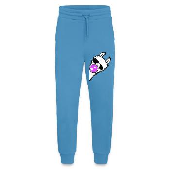 Lunettes de soleil chewing-gum Lama Profil latéral Côté frais - Pantalon de jogging bio décontracté fabriqué en UE -  Sol Blue - Devant