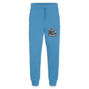 Father work: More commitment - Jogging Pants - made by SPREAD  -  Sol Blue - Front