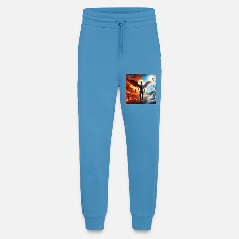 Equilibre Céleste et Infernal - Pantalon de jogging bio décontracté fabriqué en UE -  Sol Blue