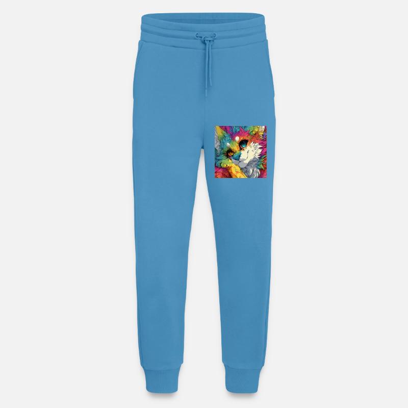 Regenbogenfell Kuschelkatze - Jogginghose - made by SPREAD -  Sol Blue