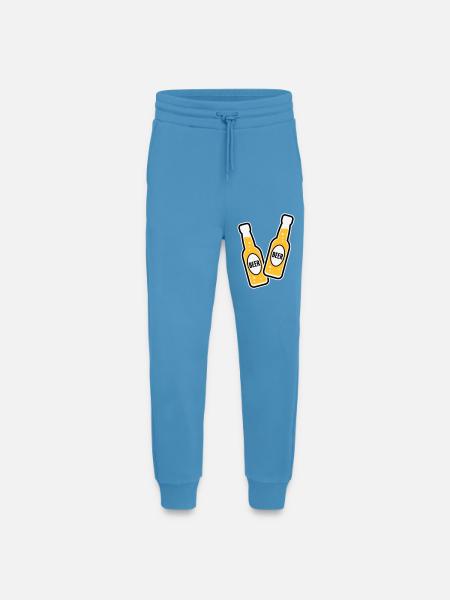 2 Bierflaschen (Bier / POS 3C) - Jogginghose - made by SPREAD - Sol Blue