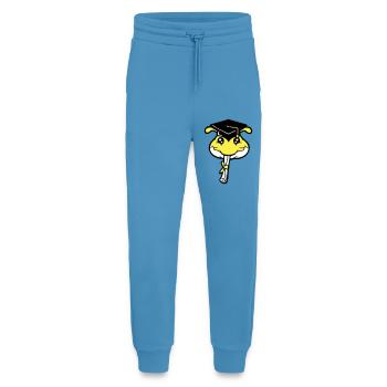 Raupe Schulabschluss Abitur bestanden College Wurm - Jogginghose - made by SPREAD -  Sol Blue - Vorne