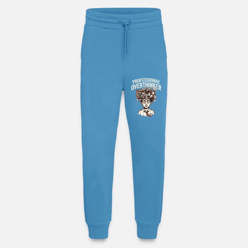 professional overthinker - Jogging Pants - made by SPREAD  -  Sol Blue