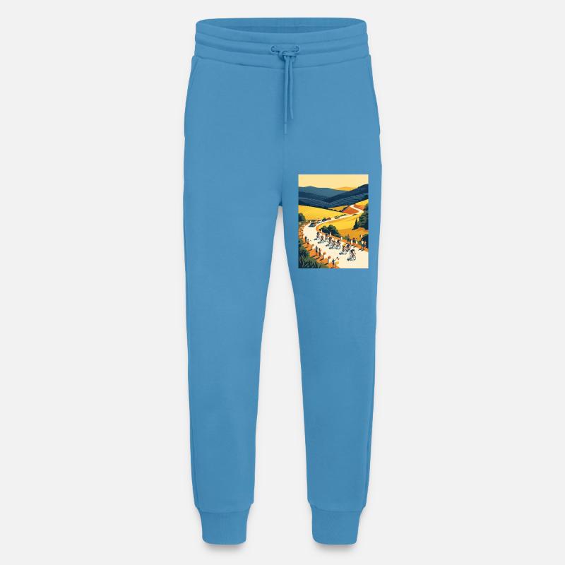 Goldene Etappe — Radfahrer-Erinnerung - Jogginghose - made by SPREAD -  Sol Blue