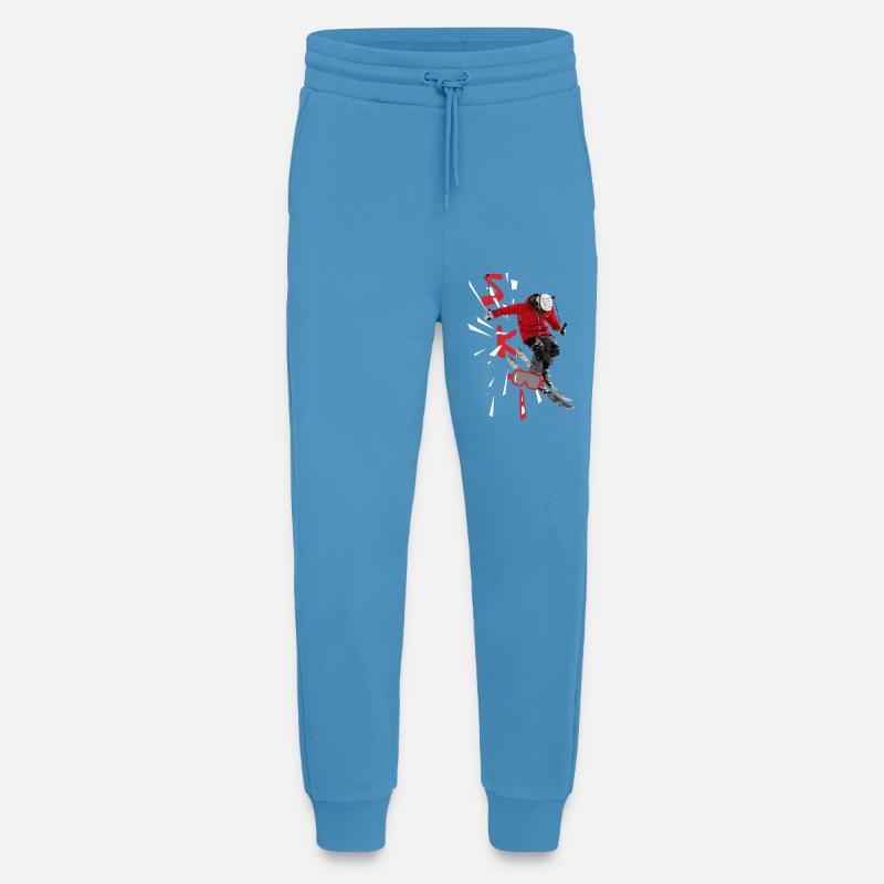 Ski - Ski Packages - Skiing - Jogging Pants - made by SPREAD  -  Sol Blue