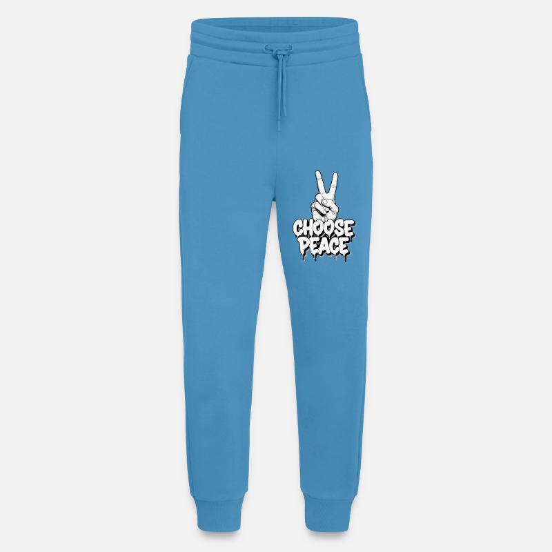 Choose Peace Graffiti - Jogging Pants - made by SPREAD  -  Sol Blue