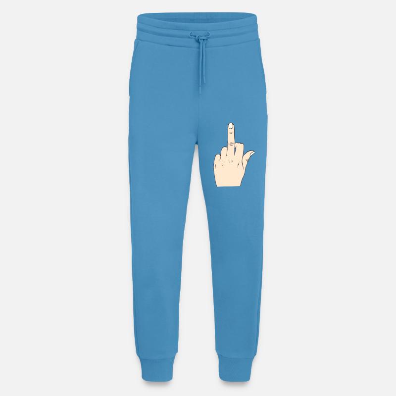 Mittelfinger Modus - Jogginghose - made by SPREAD - Sol Blue