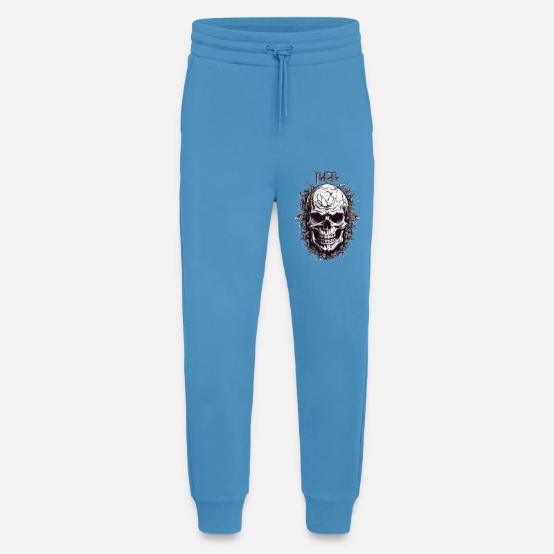 Skull B.C.O - Jogging Pants - made by SPREAD  -  Sol Blue