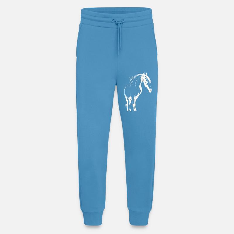 Cheval majestueux - Pantalon de jogging bio décontracté fabriqué en UE -  Sol Blue