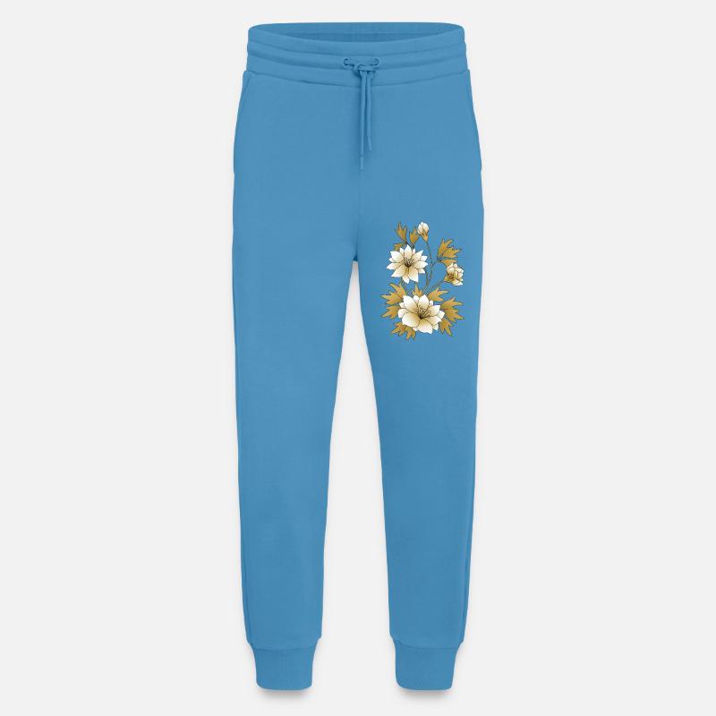 Blumen - Jogginghose - made by SPREAD -  Sol Blue