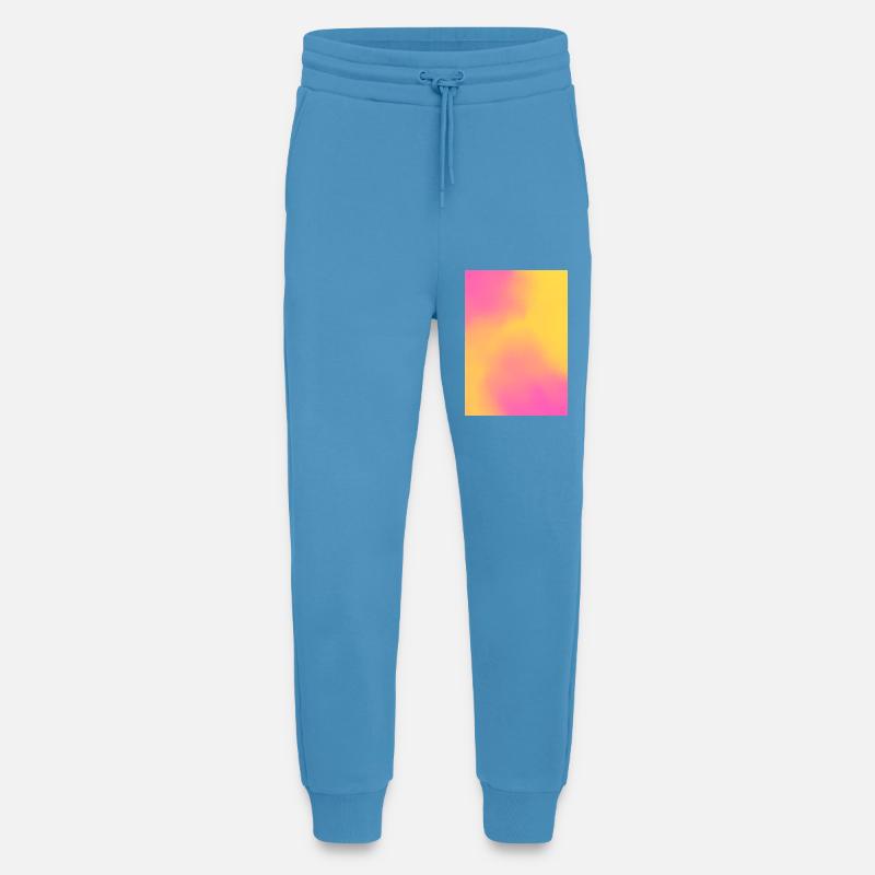 Gradient - yellow pink customizable - Jogging Pants - made by SPREAD  -  Sol Blue