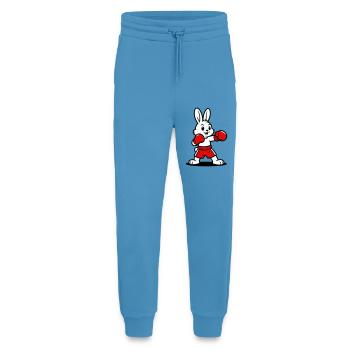 hare boxing - Jogging Pants - made by SPREAD  -  Sol Blue - Front