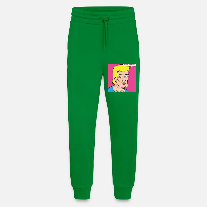 Pop-Art Selbstlob im Comicstil - Jogginghose - made by SPREAD - City Green