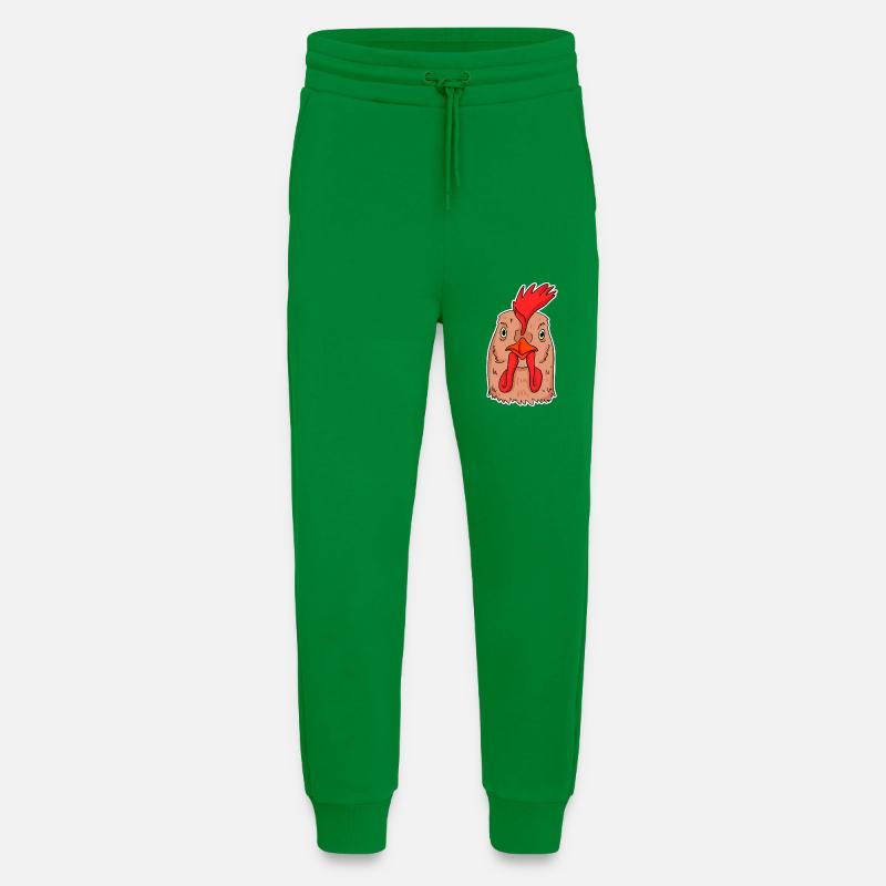 Chicken Head - Jogging Pants - made by SPREAD  - City Green