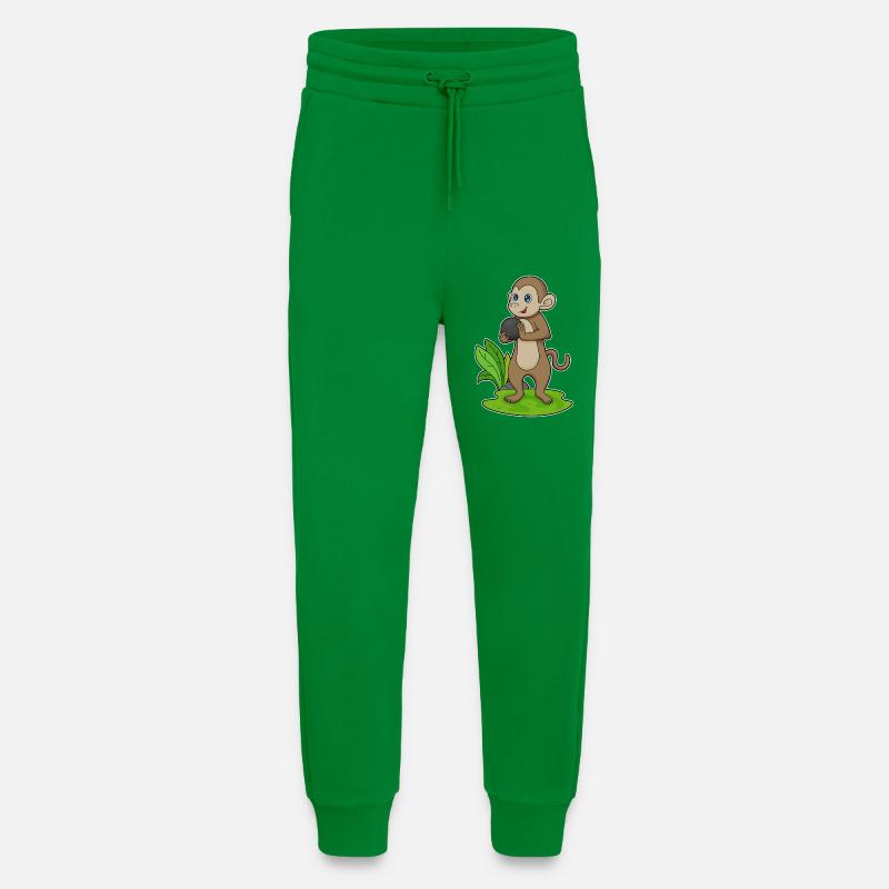 Affe Bowling Bowlingkugel - Jogginghose - made by SPREAD - City Green