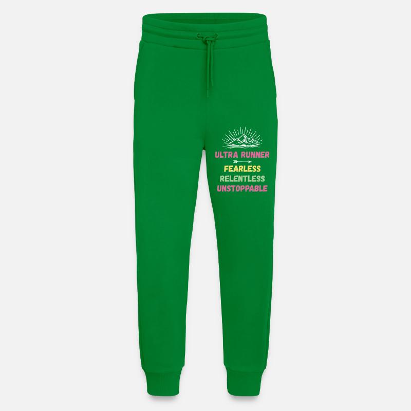 Ultra Runner - Intrépide. Implacable. Imparable. - Pantalon de jogging bio décontracté fabriqué en UE - City Green