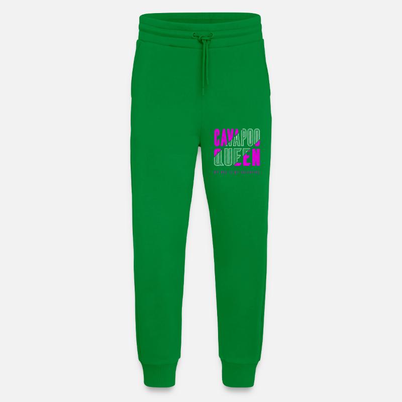 Cavapoo Queen - Jogging Pants - made by SPREAD  - City Green