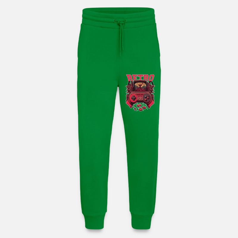 Retro Konsole - Jogginghose - made by SPREAD - City Green