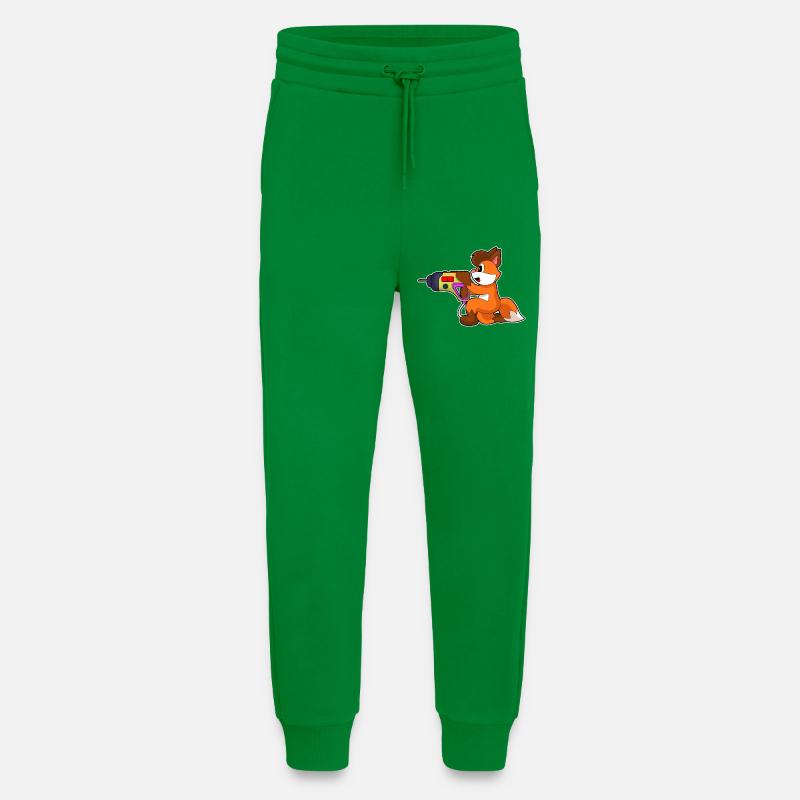 Fuchs Craftsman Drill - Pantalon de jogging bio décontracté fabriqué en UE - City Green