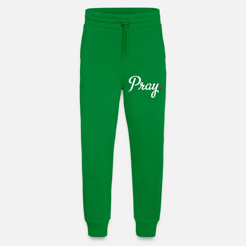 pray - Jogging Pants - made by SPREAD  - City Green