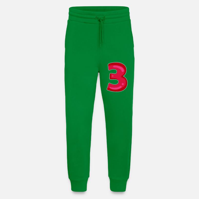 3 - Three - Jogging Pants - made by SPREAD  - City Green