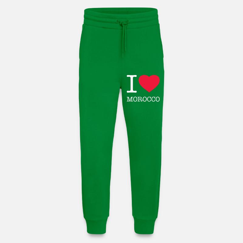 I LOVE MOROCCO - Jogginghose - made by SPREAD - City Green