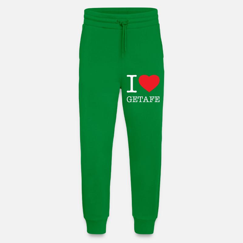 I LOVE GETAFE - Jogging Pants - made by SPREAD  - City Green
