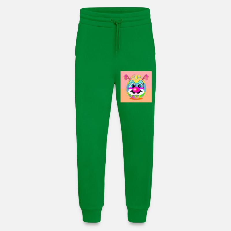 EASTER EGGS CLOWN EASTER BUNNY - Jogging Pants - made by SPREAD  - City Green