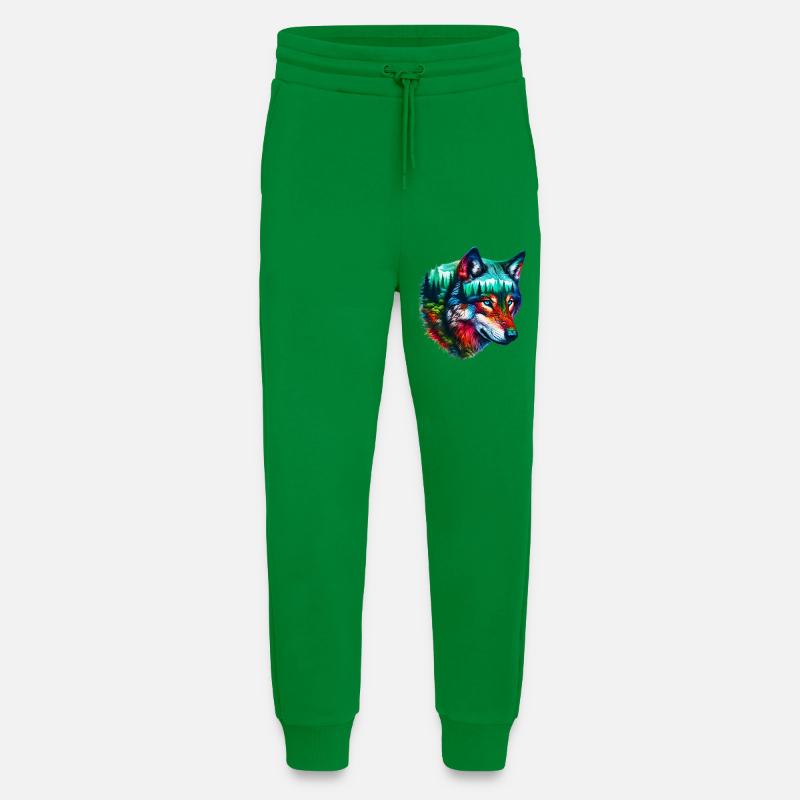Wolf - Jogginghose - made by SPREAD - City Green