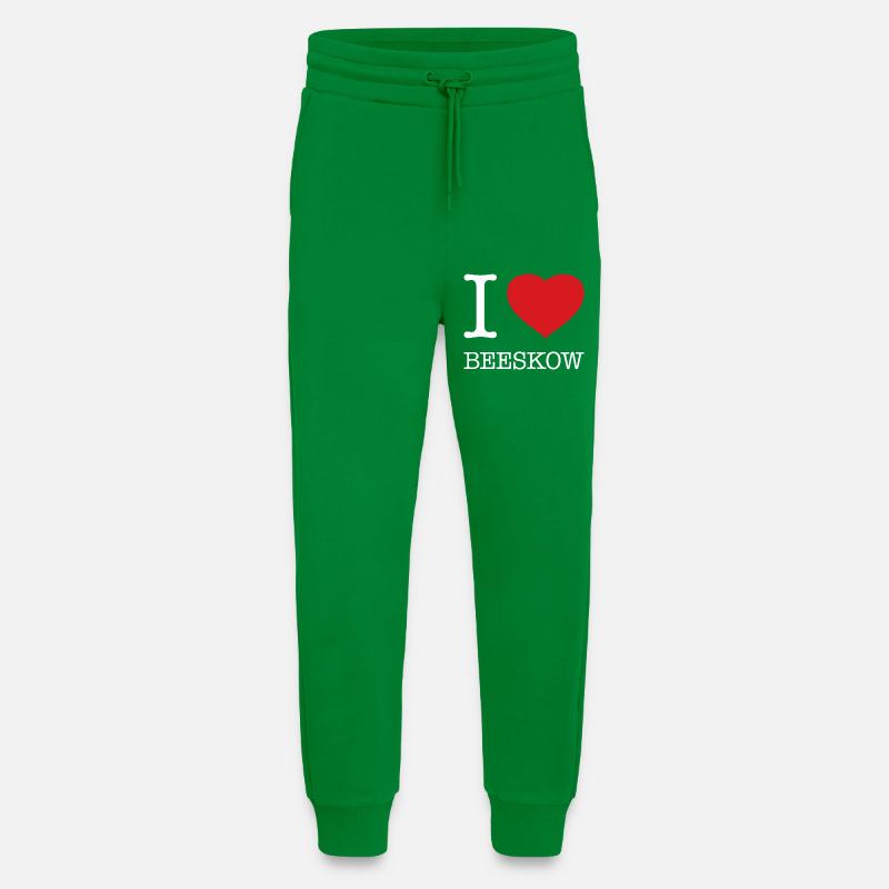 I LOVE BEESKOW - Jogginghose - made by SPREAD - City Green