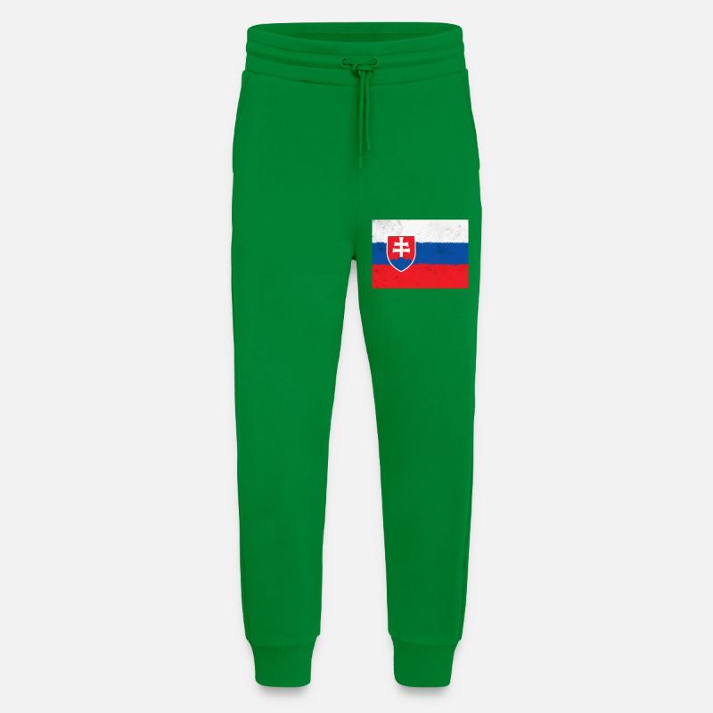 Flagge der Slowakei - Jogginghose - made by SPREAD - City Green