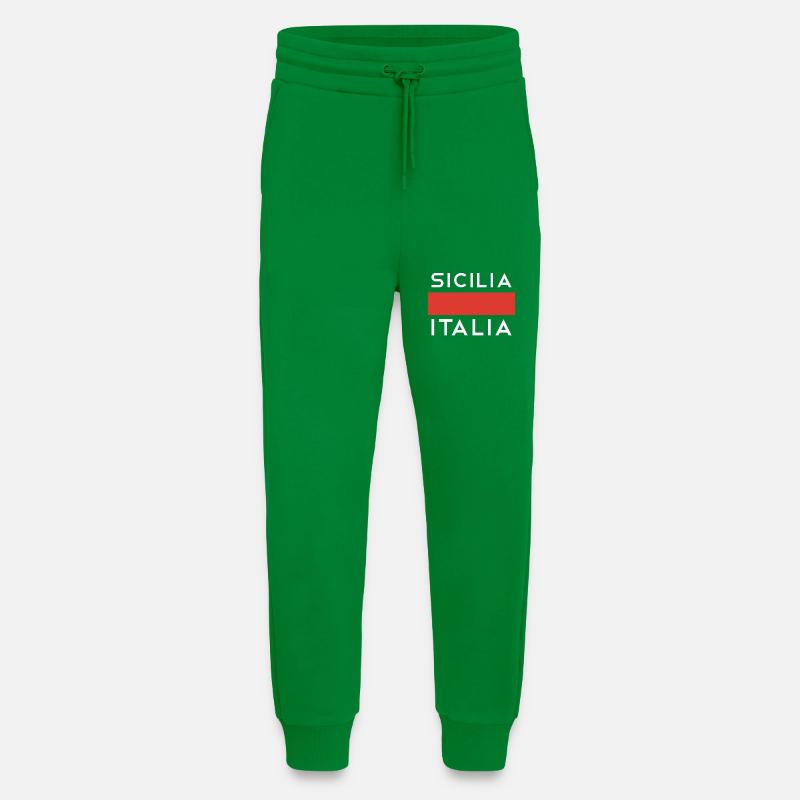 Sicily Pullover Sweat à capuche - Pantalon de jogging bio décontracté fabriqué en UE - City Green