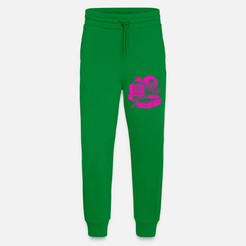Miami Retro Pop Art - Jogginghose - made by SPREAD - City Green