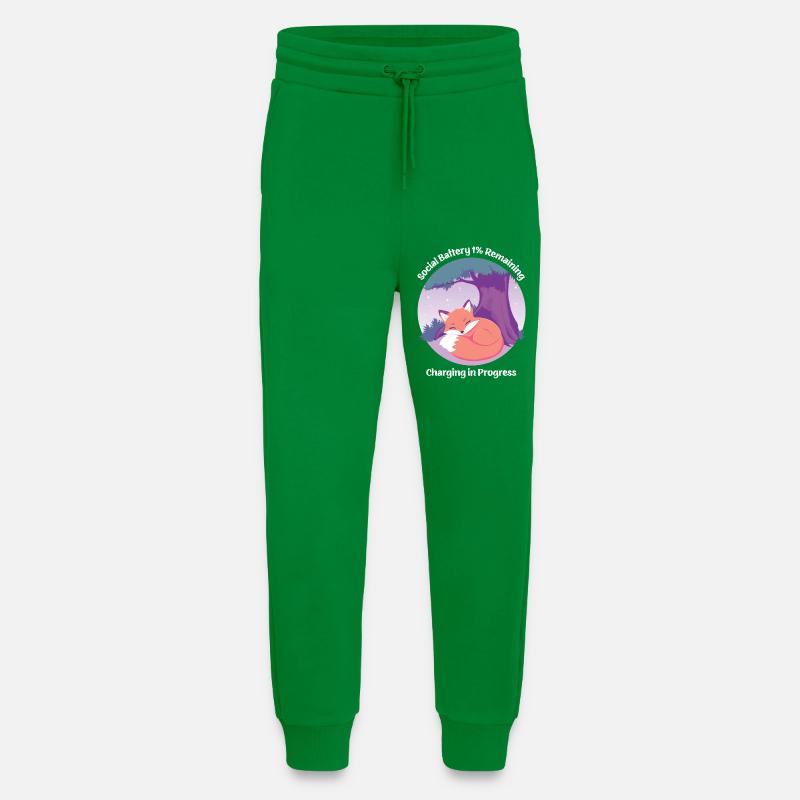 Cute fox with tree - Jogging Pants - made by SPREAD  - City Green