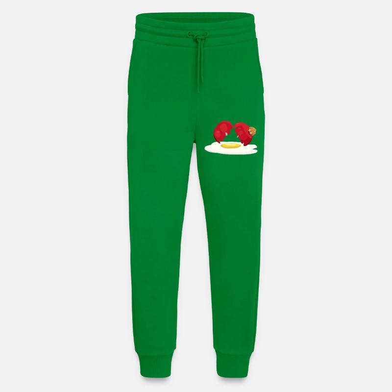 Weihnachtskugel zerbrochenes Ei - Jogginghose - made by SPREAD - City Green