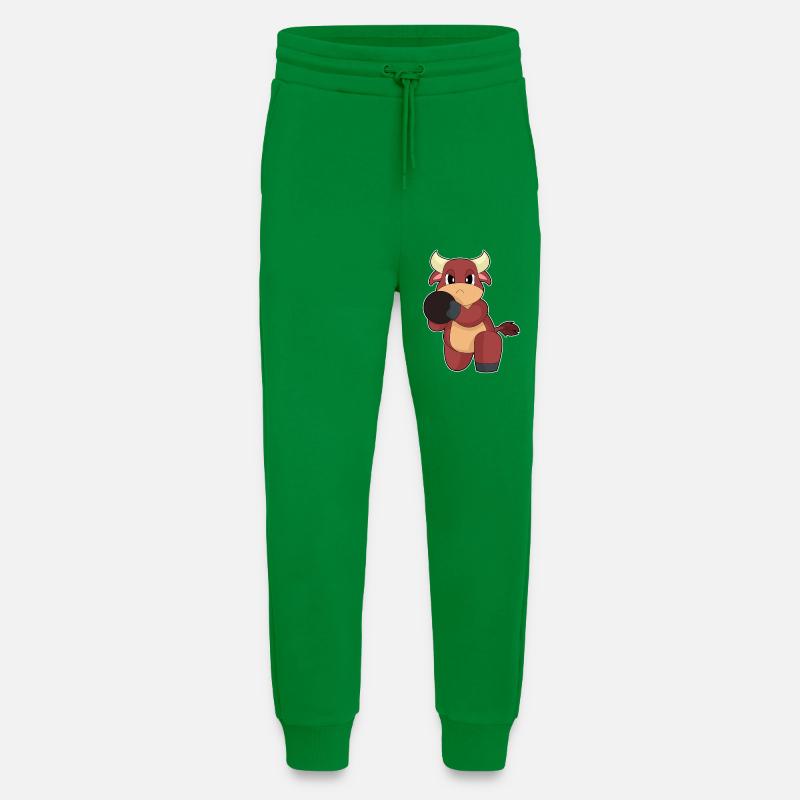 Stier Bowling Bowlingkugel - Jogginghose - made by SPREAD - City Green