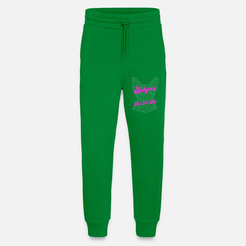Sphynx Katze lustig - Jogginghose - made by SPREAD - City Green