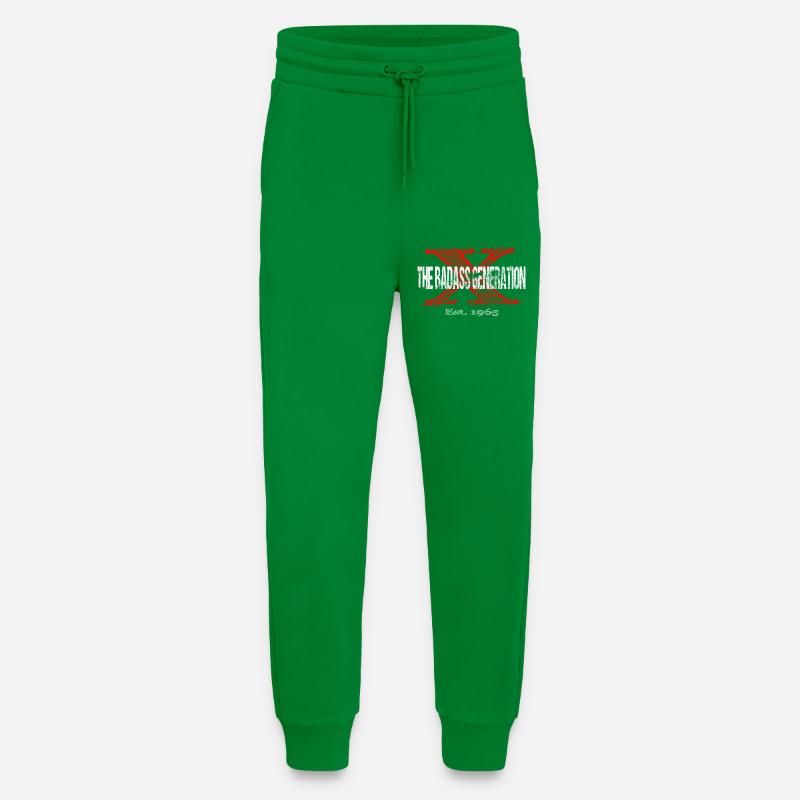 Generation X 1965 Retro - Jogging Pants - made by SPREAD  - City Green