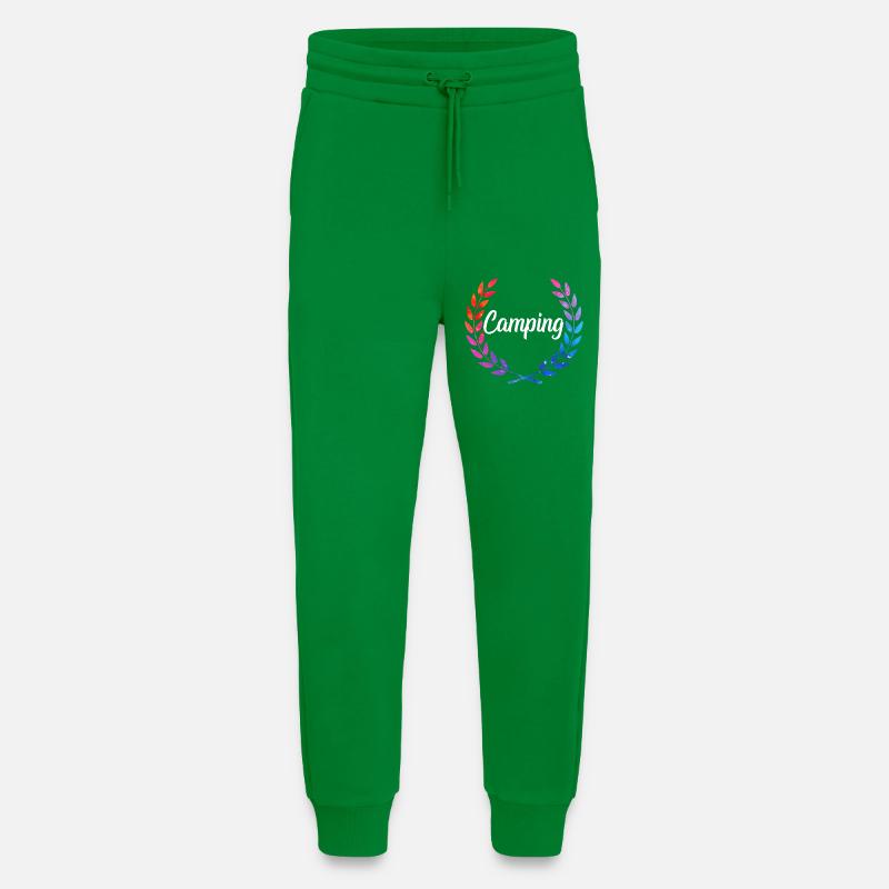 Camping Farblaurel Script - Jogginghose - made by SPREAD - City Green