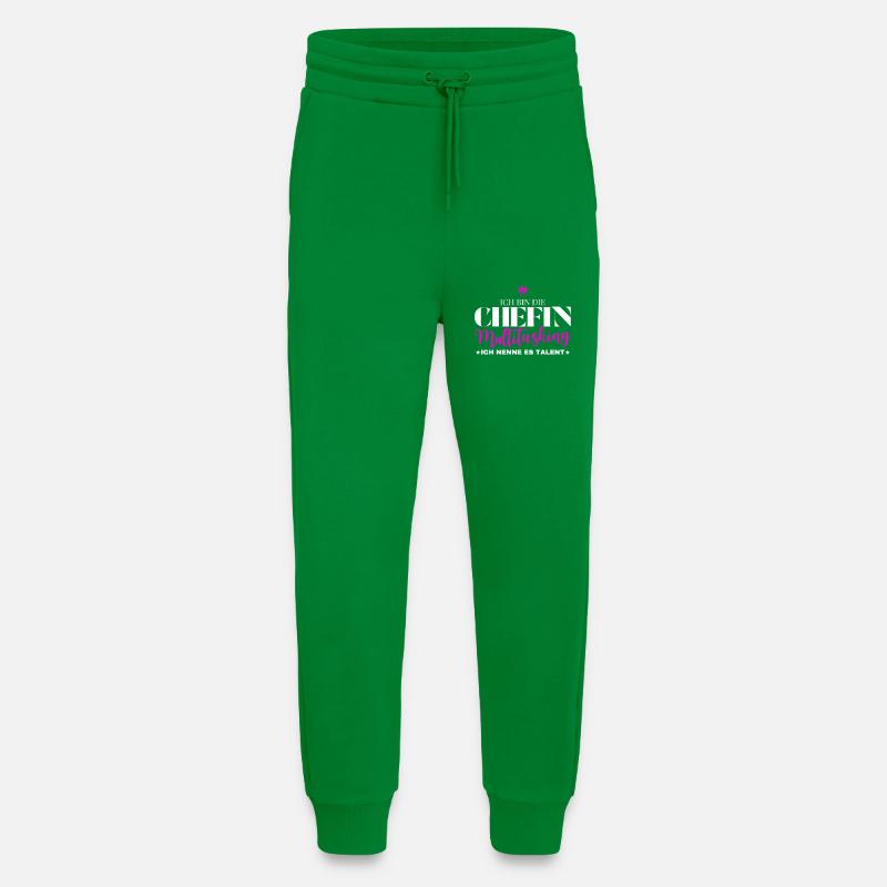 Ich bin die Chefin Multitasking - Jogginghose - made by SPREAD - City Green