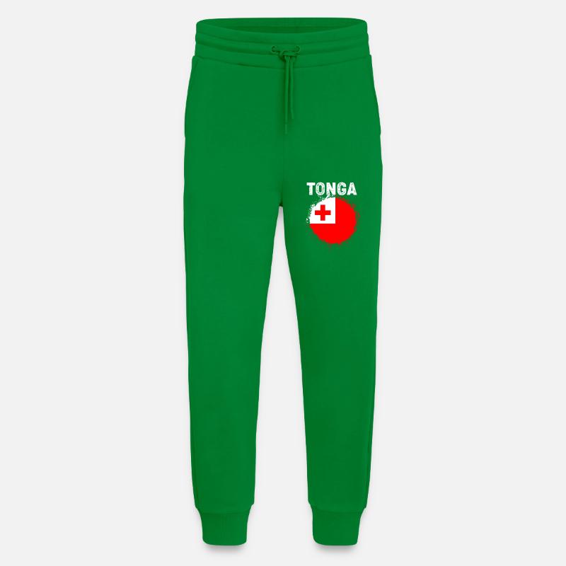 Tonga Tonga Tonga Rugby Tonga - Jogging Pants - made by SPREAD  - City Green