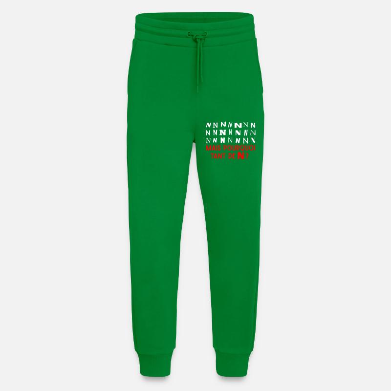 Why so many N's? - Jogging Pants - made by SPREAD - City Green